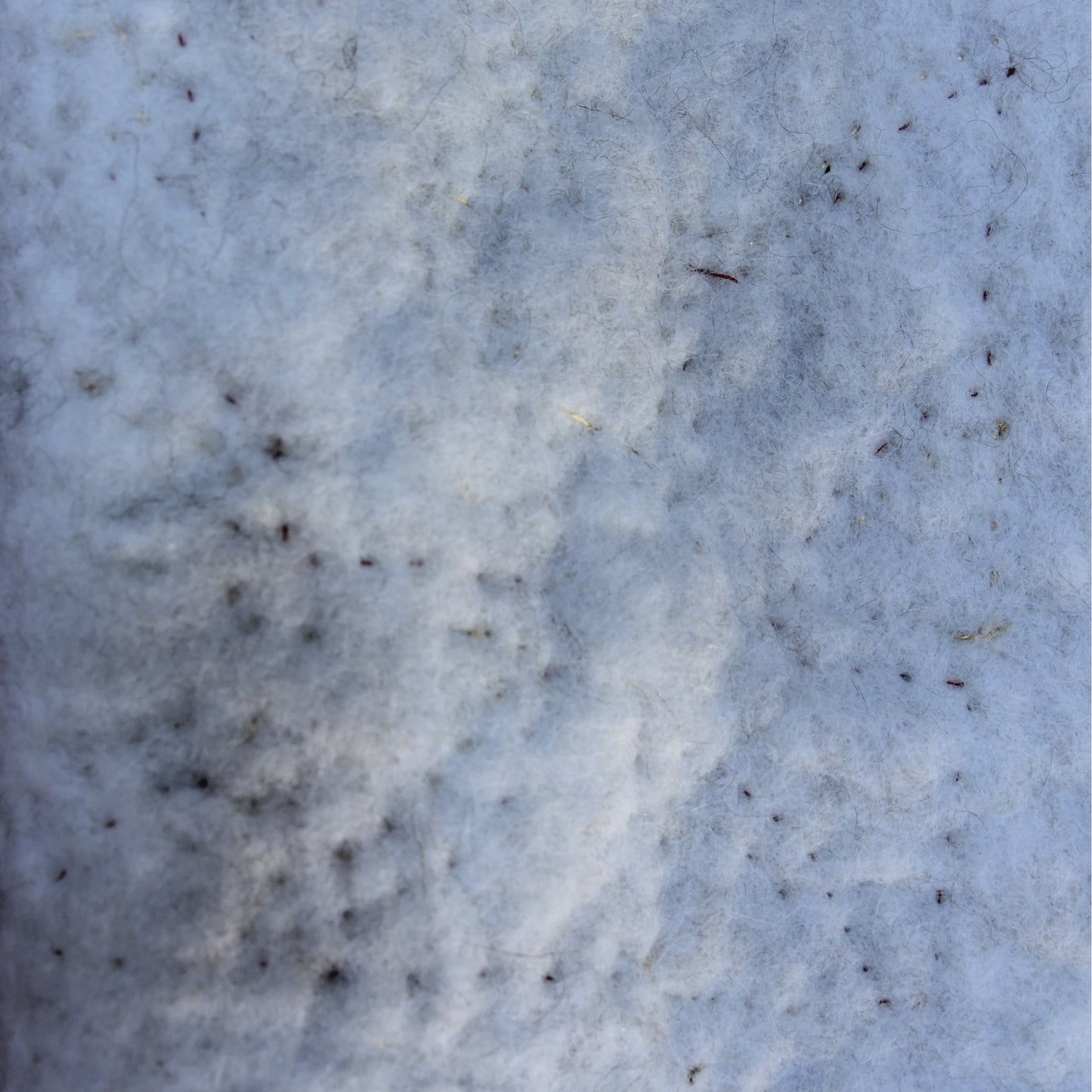 Drunkards Path Vintage Quilt on Felted Bison