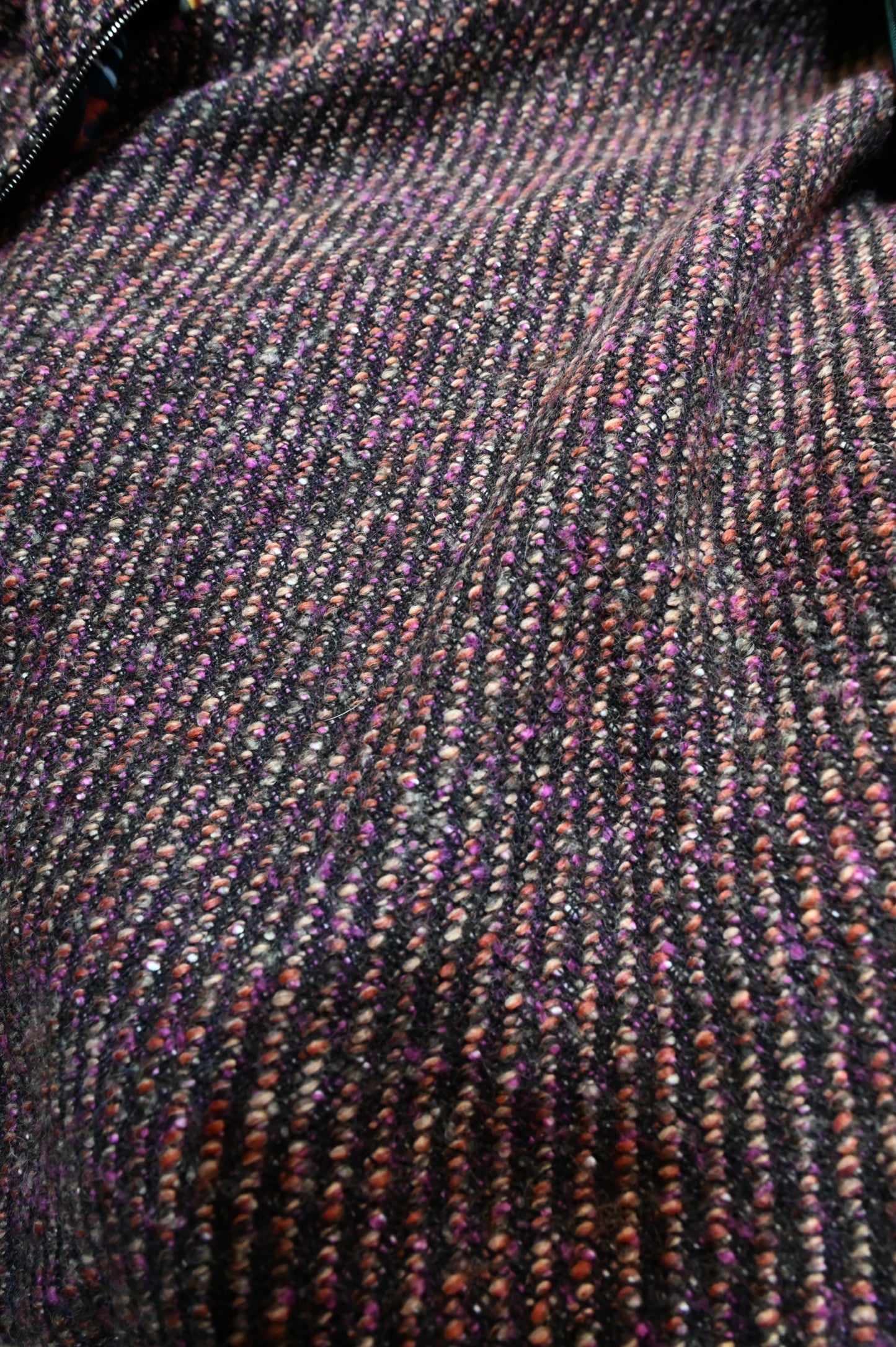 Huckleberry Dream Wool Coat with Bison Trim