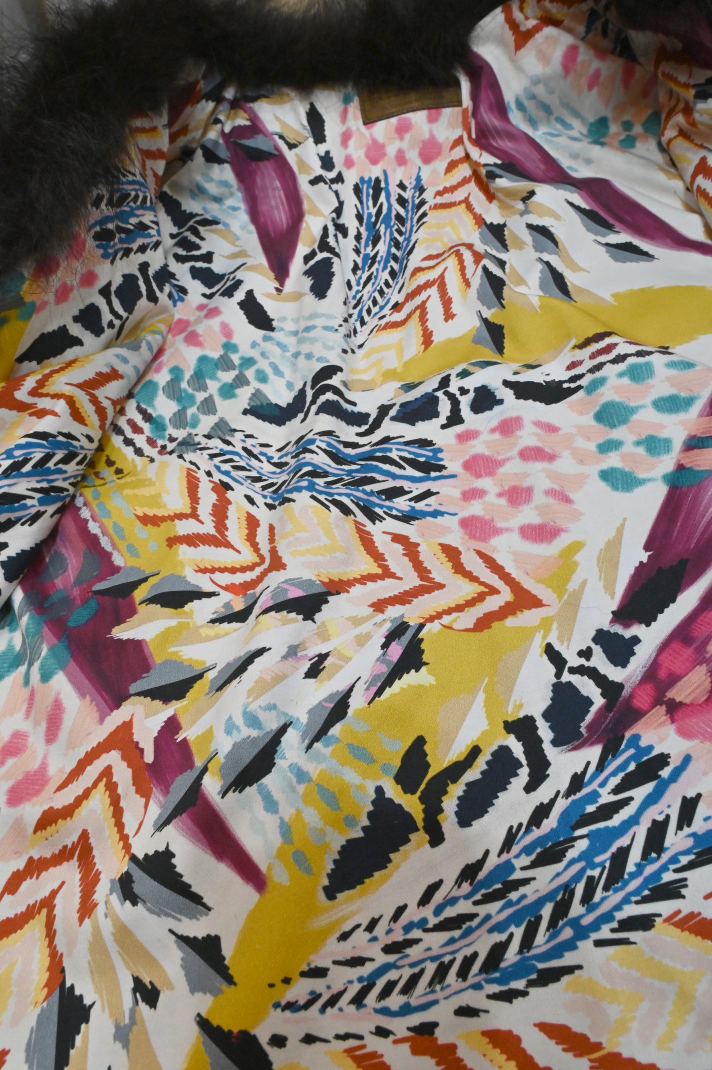 Zephyr Woven Wool Bison Trimmed Vest