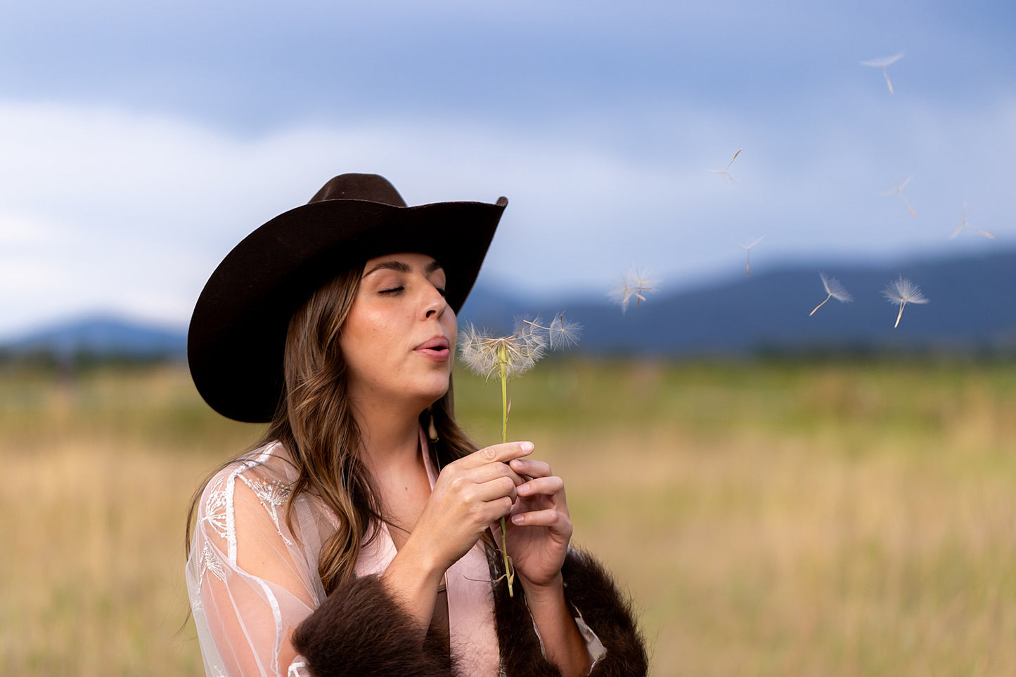 Dandy Lion Bison Trimmed Duster