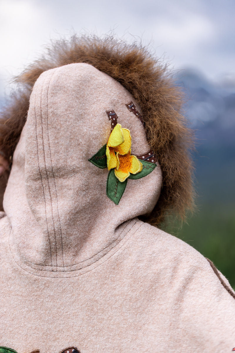Happy Trails Cowgirl Bison - Trimmed Cape