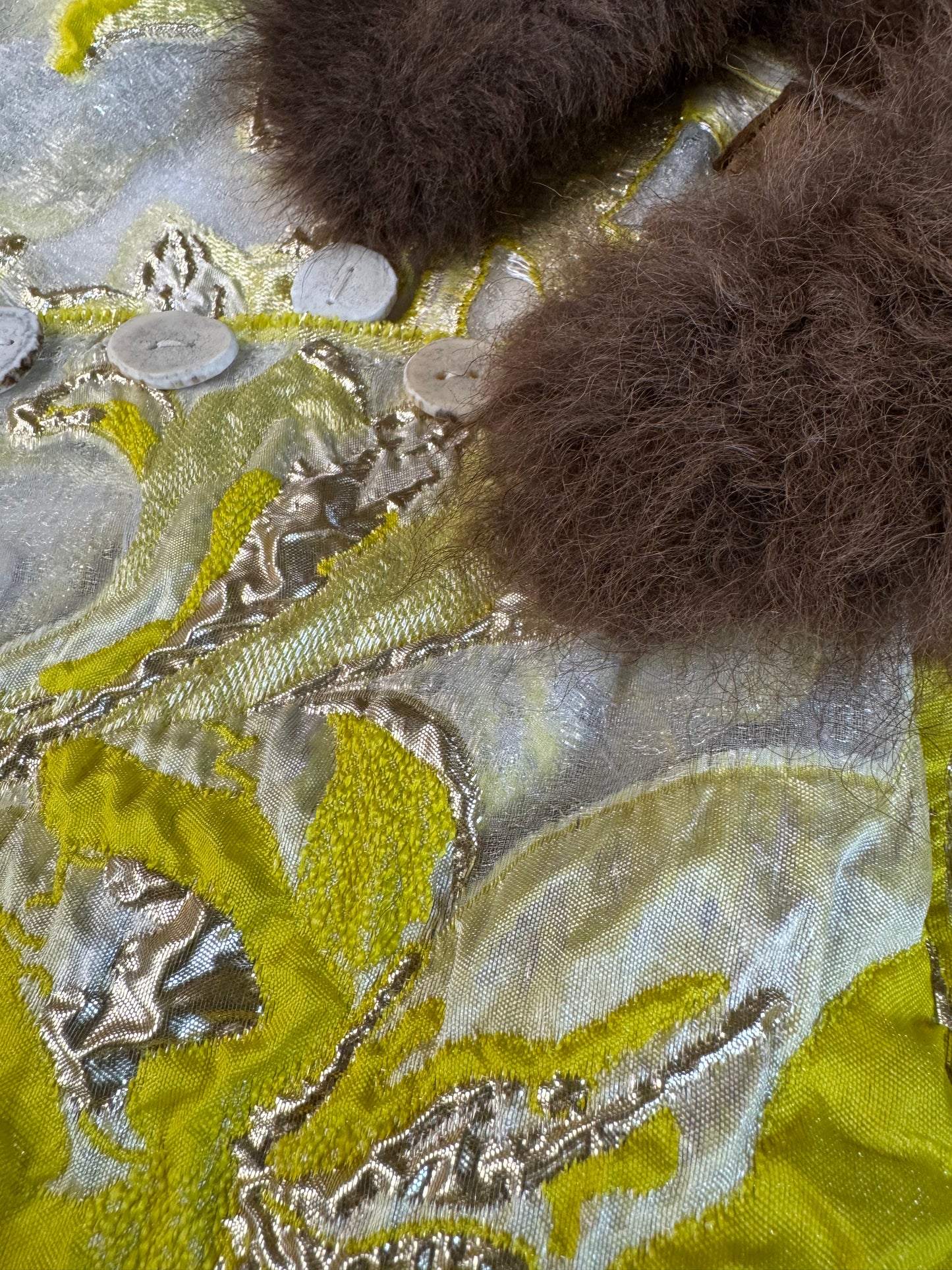 Winter Sun Duster with Bison Trimmed Collar