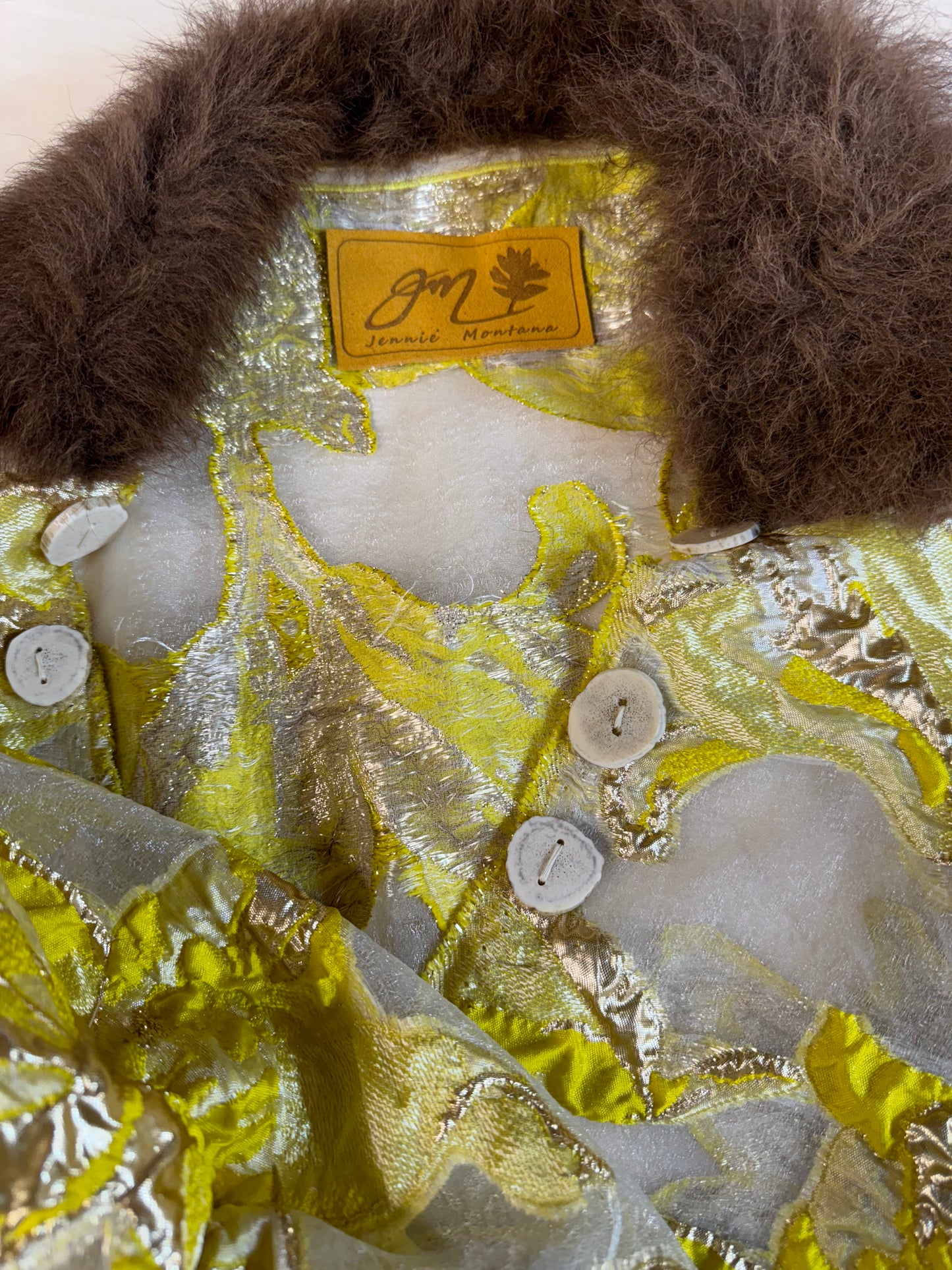 Winter Sun Duster with Bison Trimmed Collar
