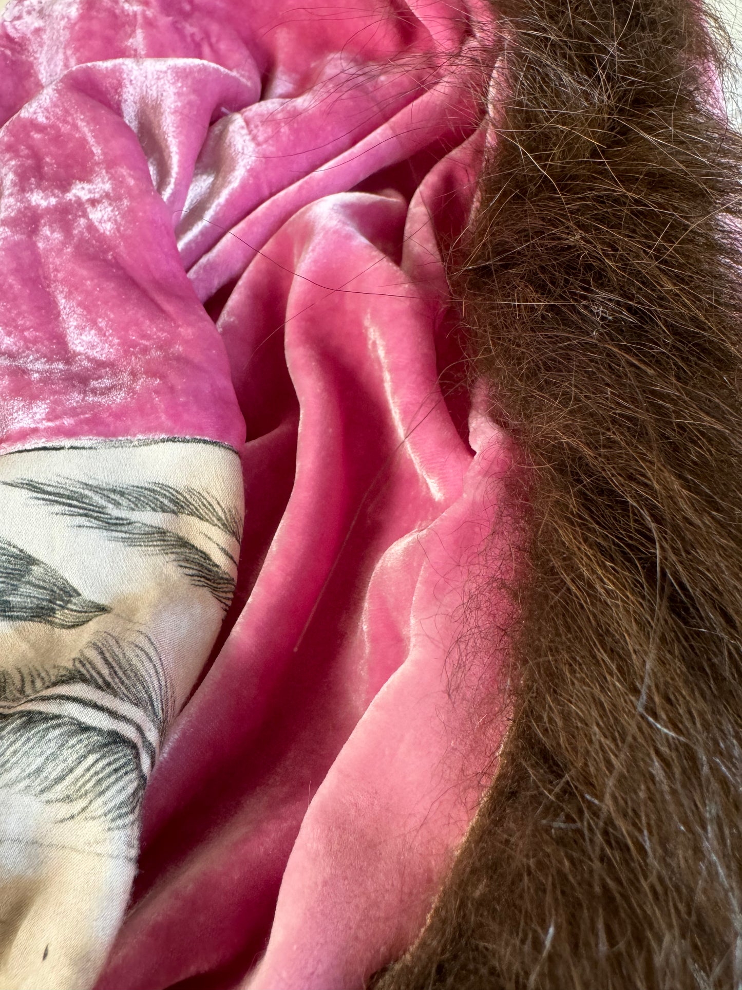 Hottie Pink Bison Trimmed Duster