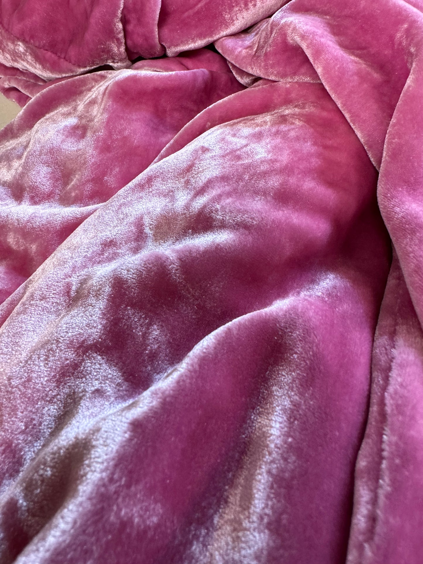 Hottie Pink Bison Trimmed Duster