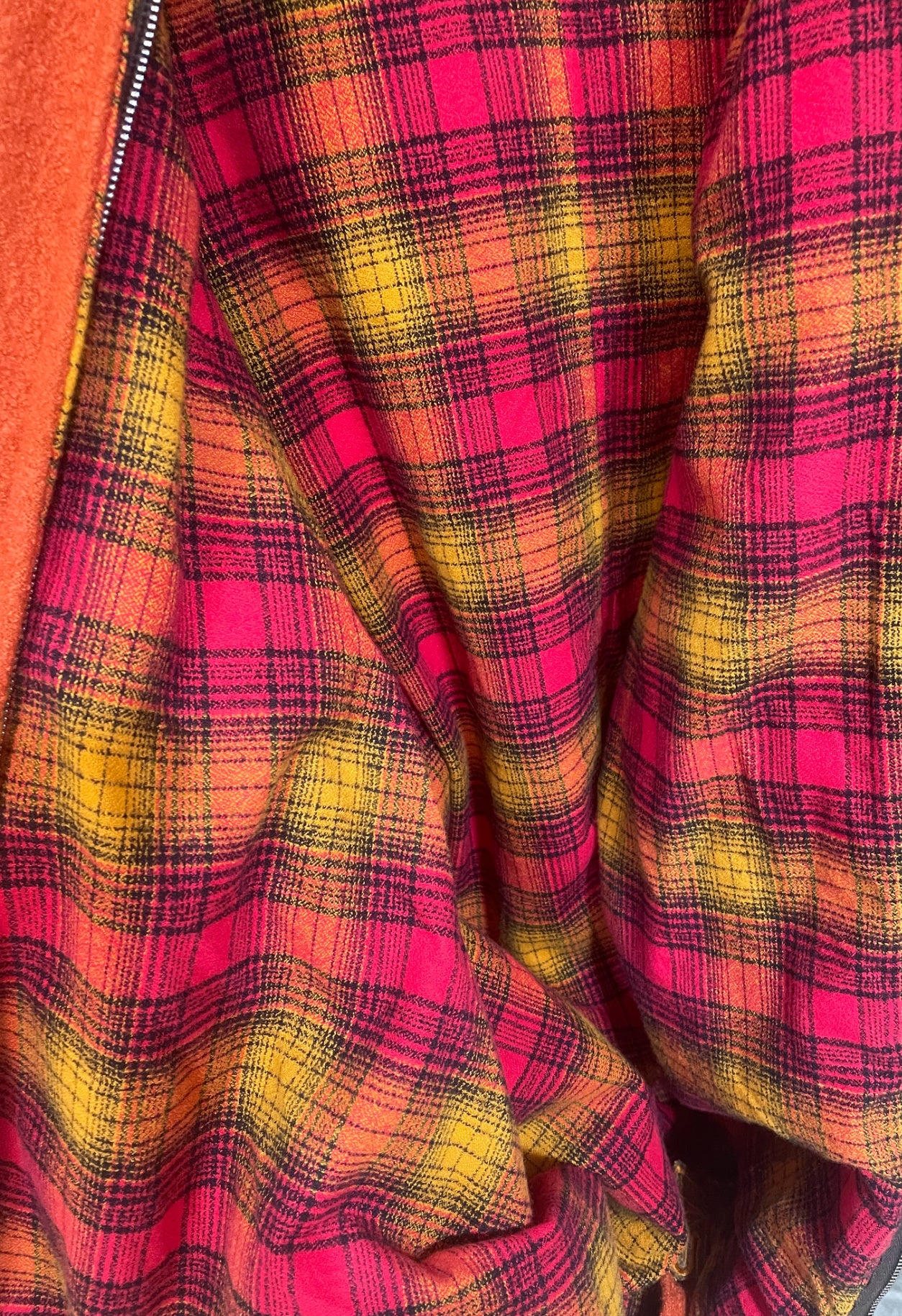 Fall Leaves with Bison Trimmed Wool Cape SOLD