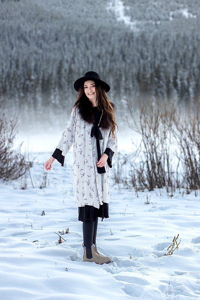 Wednesday's  Bison Trimmed Duster