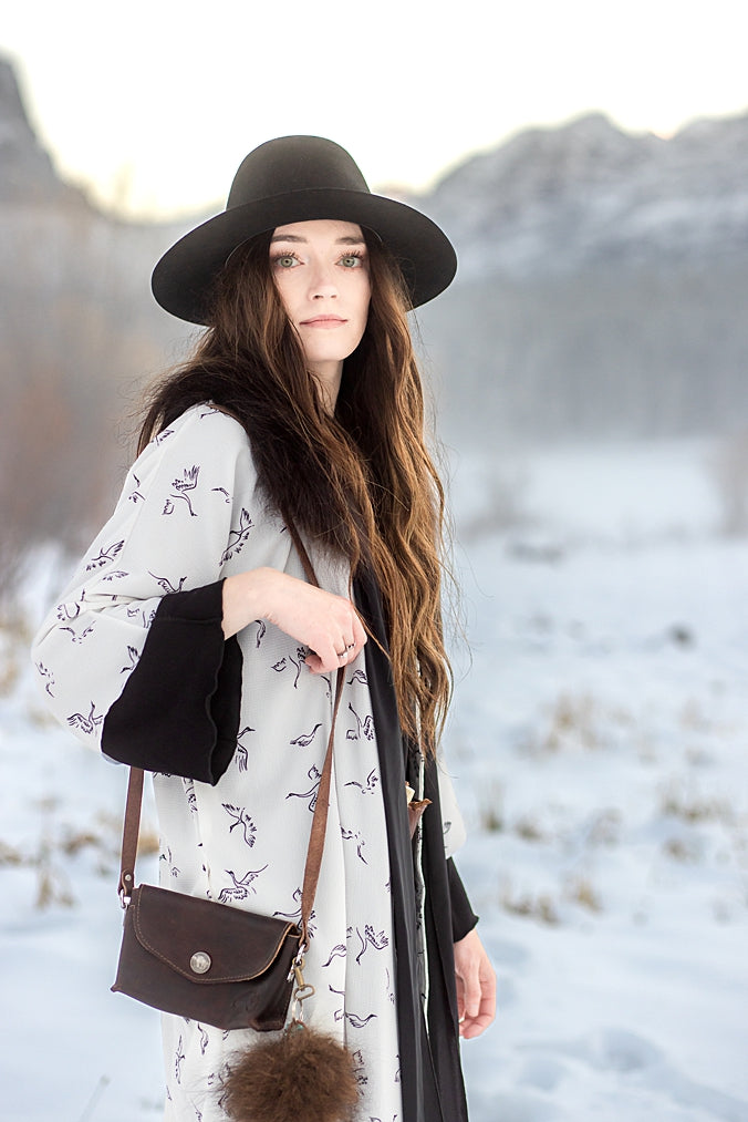 Wednesday's  Bison Trimmed Duster