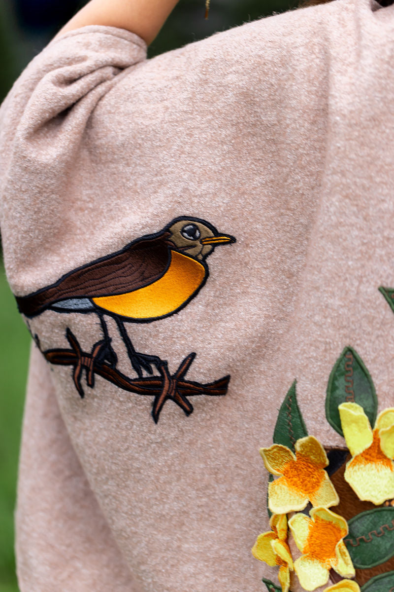 Happy Trails Cowgirl Bison - Trimmed Cape