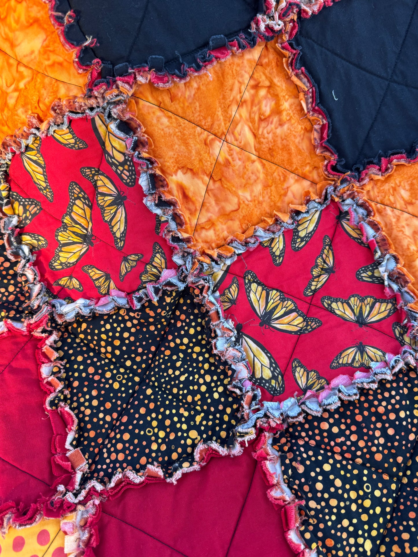 Monarch Butterfly Scrap Quilt